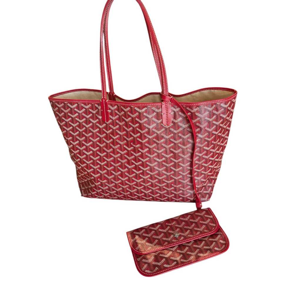 Goyard Goyard Red Goyardine Coated Canvas Saint L… - image 1