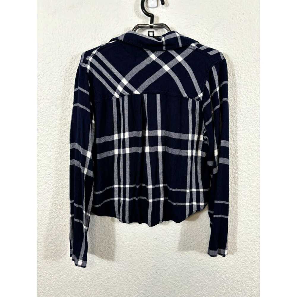 Rails Rails Top Womens XS Cropped Plaid Flannel B… - image 7