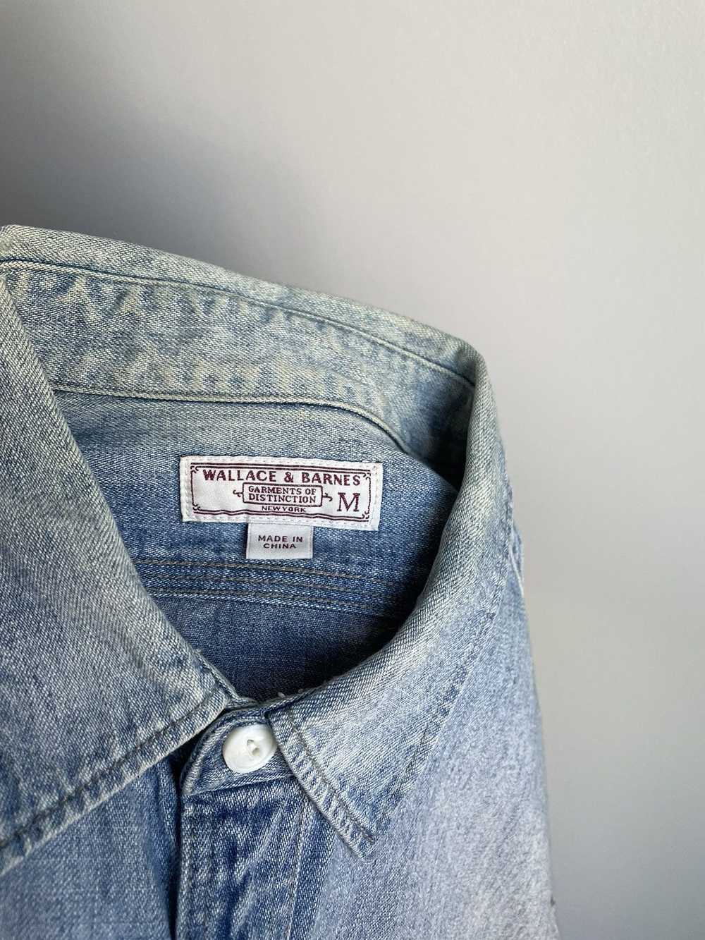 J.Crew × Wallace & Barnes Light Wash Denim Work S… - image 5