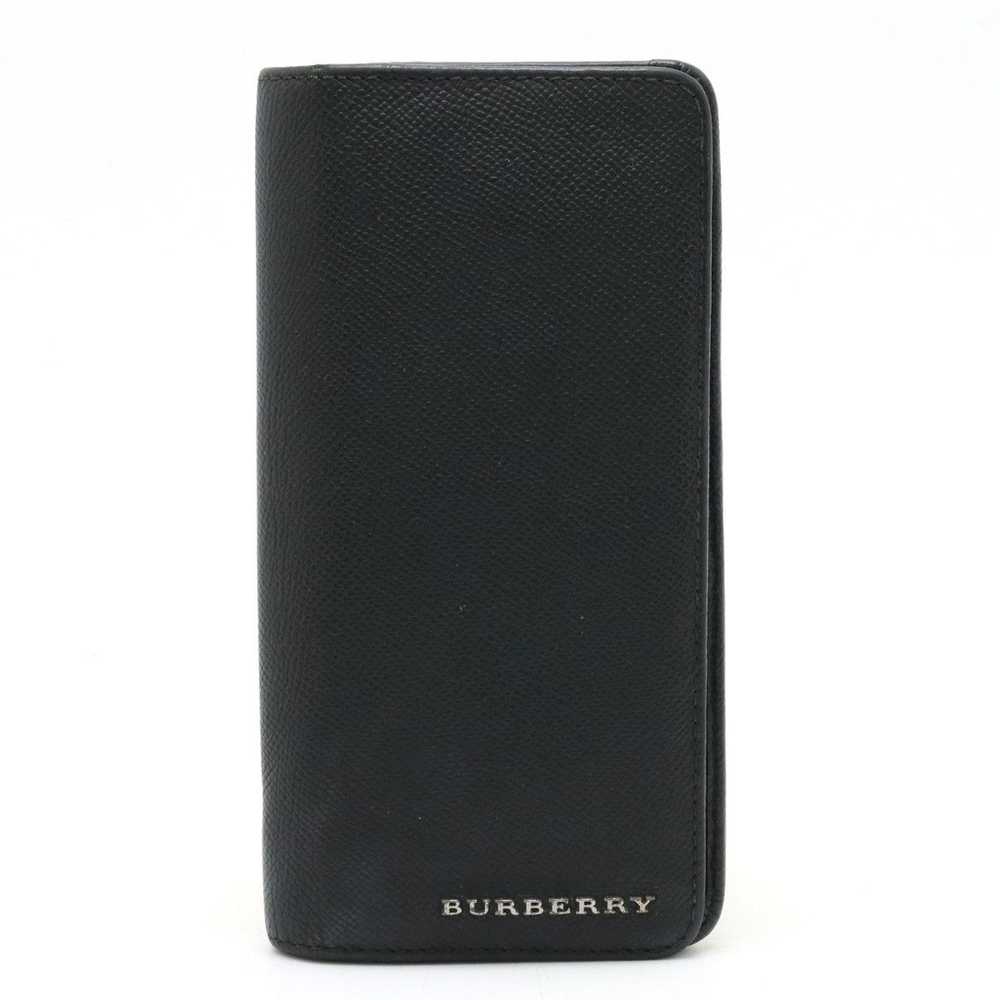 Burberry Burberry Burberry Leather Bifold Long Wa… - image 1