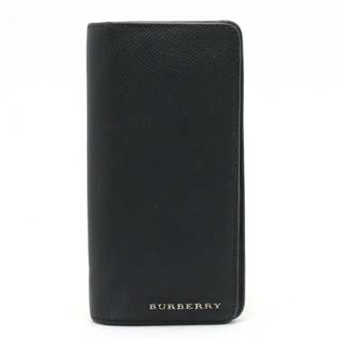 Burberry Burberry Burberry Leather Bifold Long Wa… - image 1