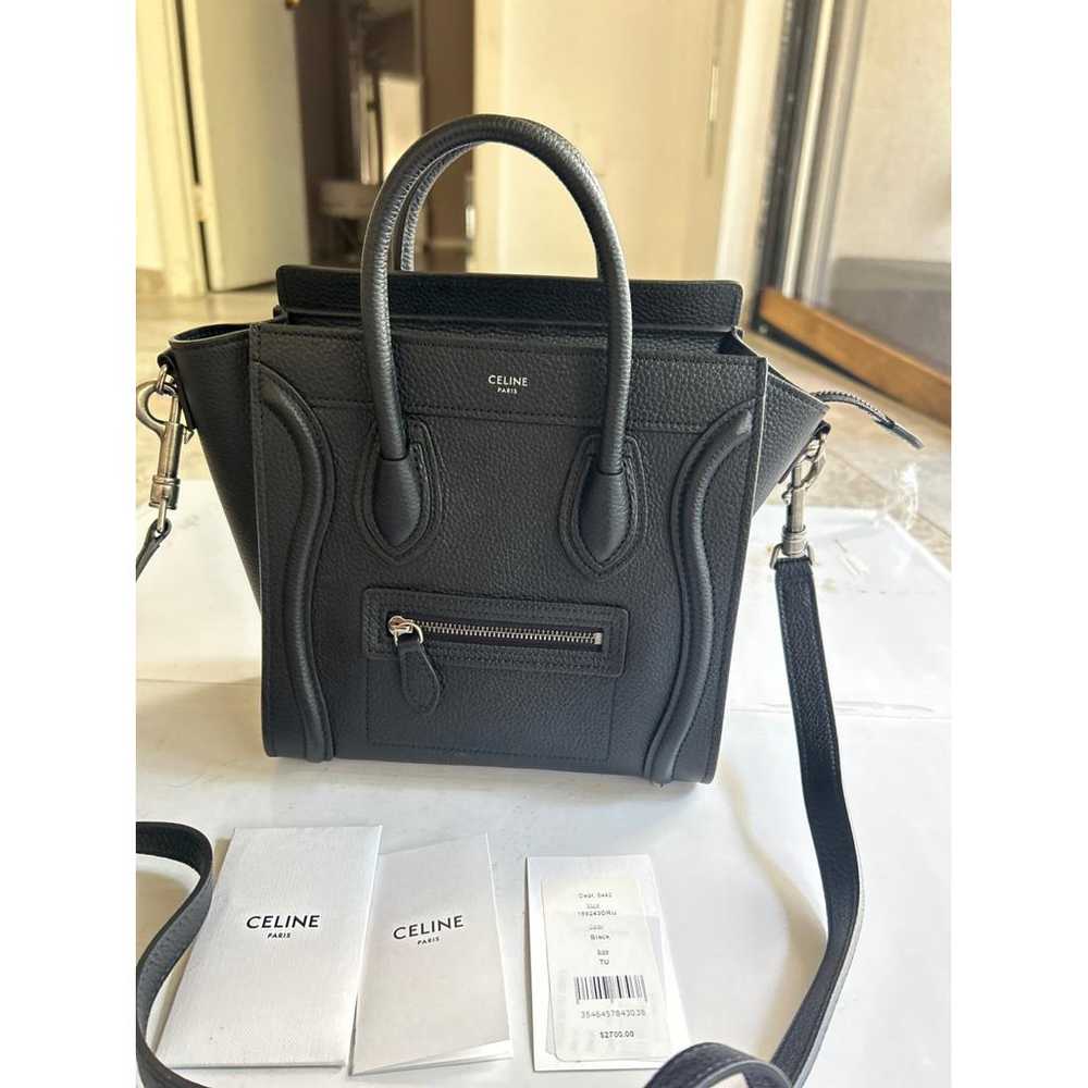 Celine Luggage leather handbag - image 2