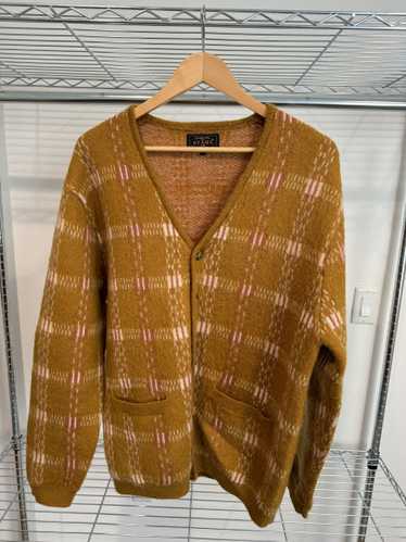 Beams Plus Beams Plus Check Jacquard Mohair Cardig