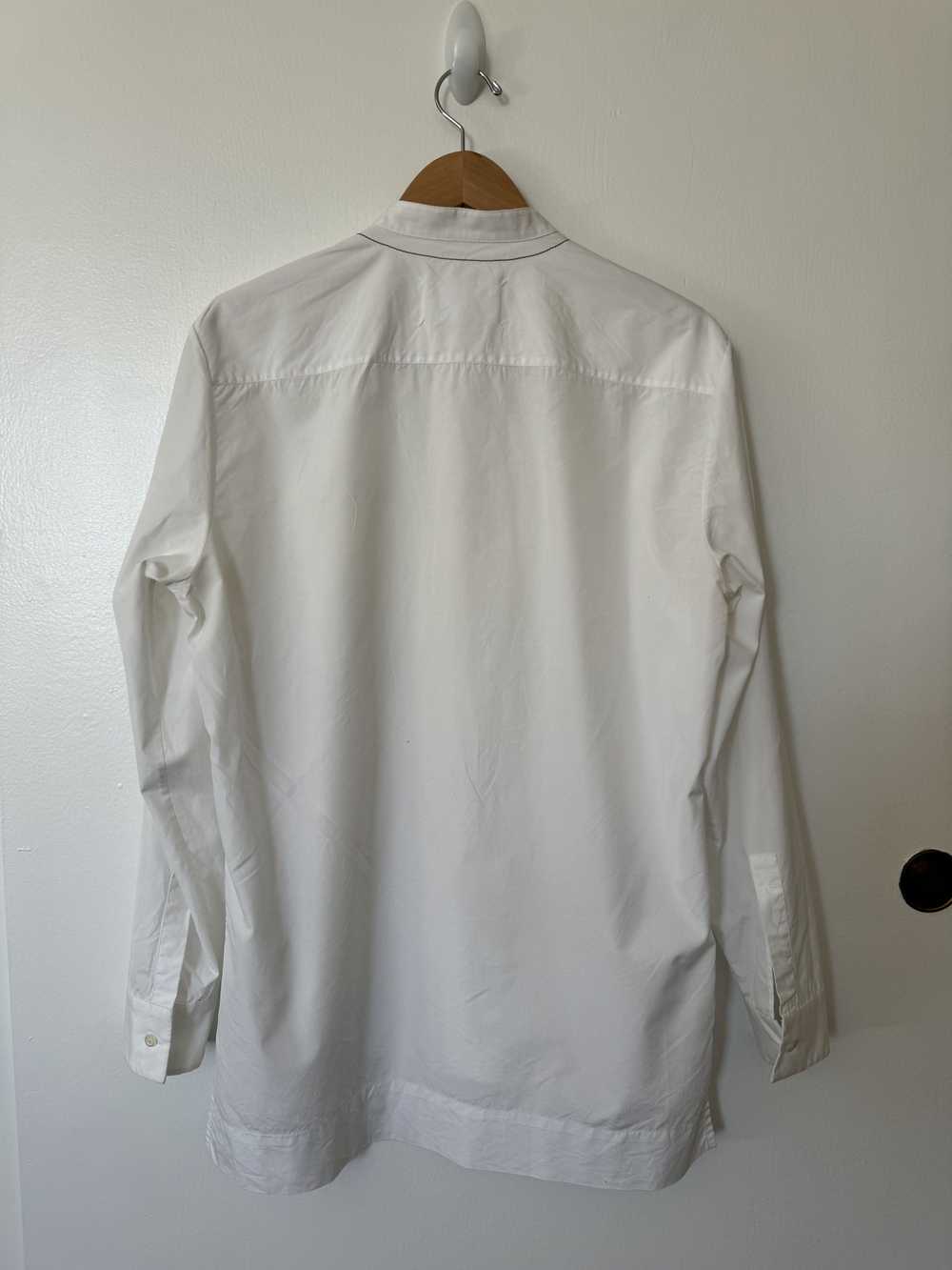 Maison Margiela trompe l'oeil collar button up si… - image 6