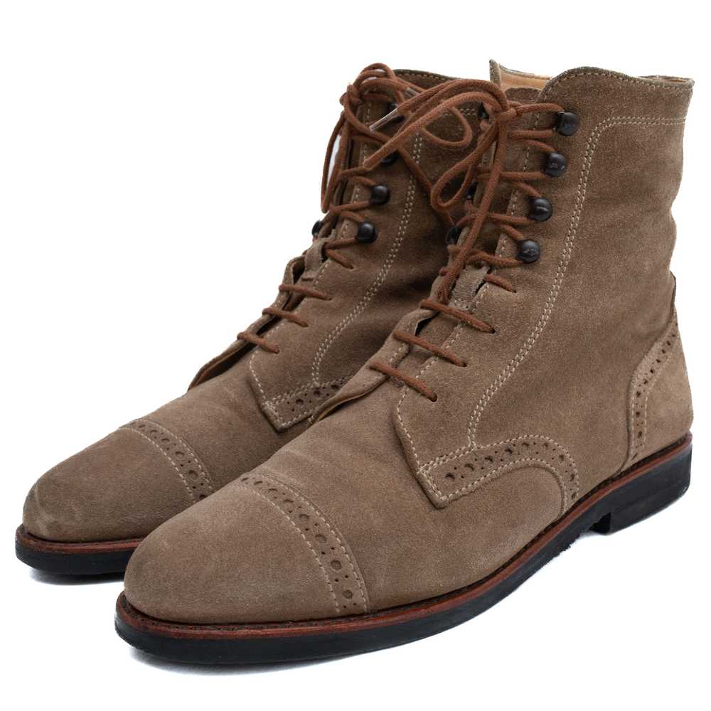 Ludwig Reiter LUDWIG REITER Suede Brogued Boots - image 1