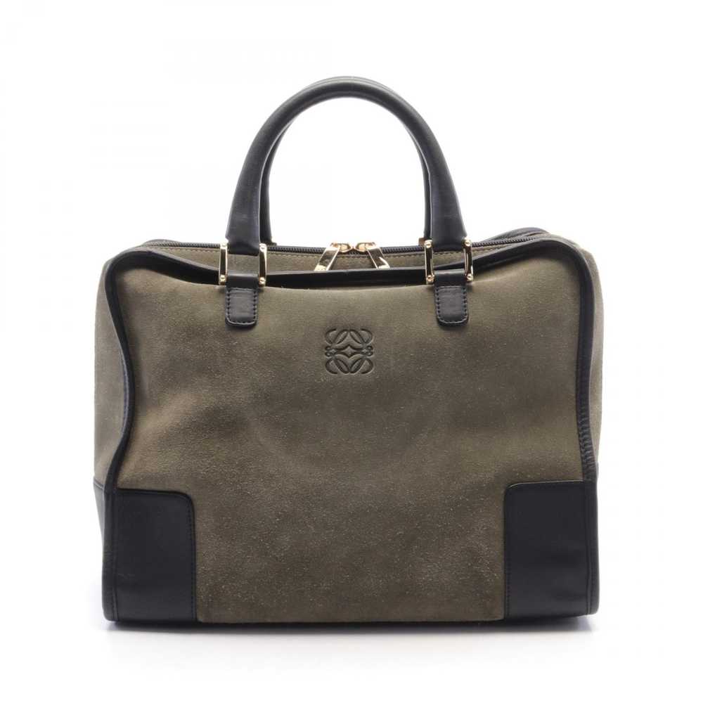 Loewe Loewe Loewe Suede Leather Amazona 32 Handba… - image 1