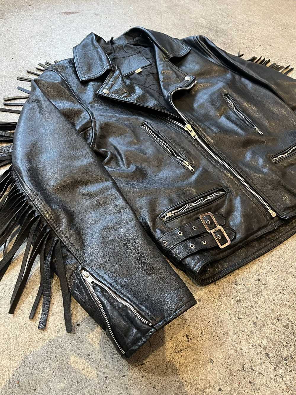 Cowboy Equipment × Leather Jacket × Vintage 1980s… - image 2