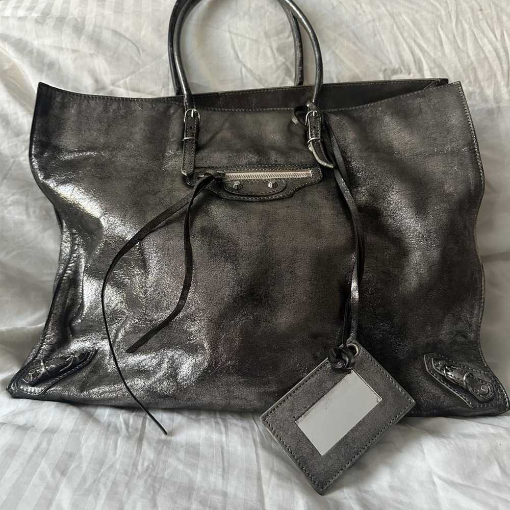 Balenciaga Papier leather handbag - image 3