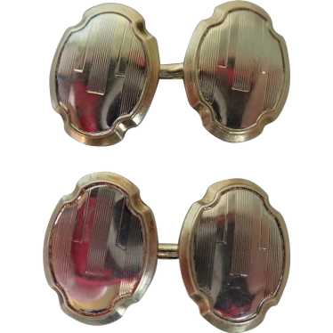 Vintage 14K Art Deco Double Sided Cufflinks*