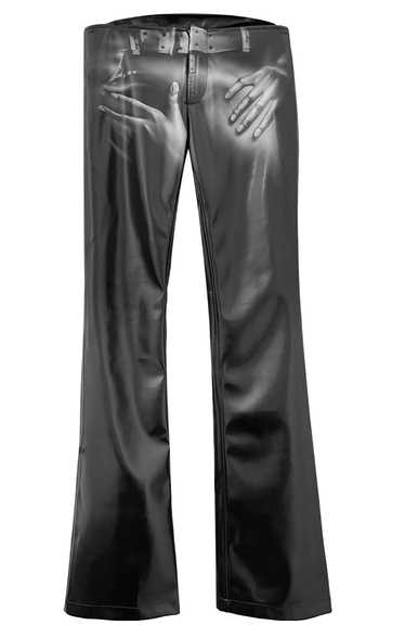 Mowalola Mowalola leather stone pants