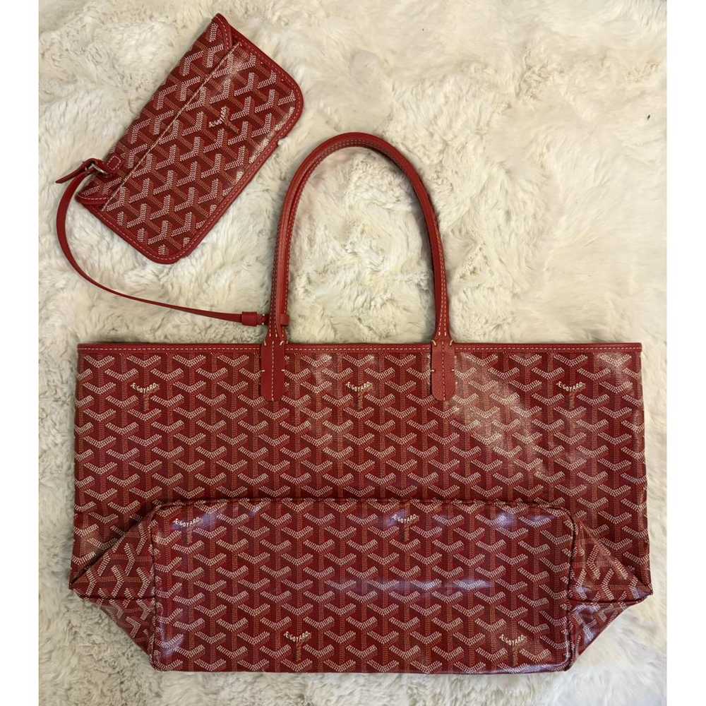 Goyard Saint-Louis leather tote - image 3