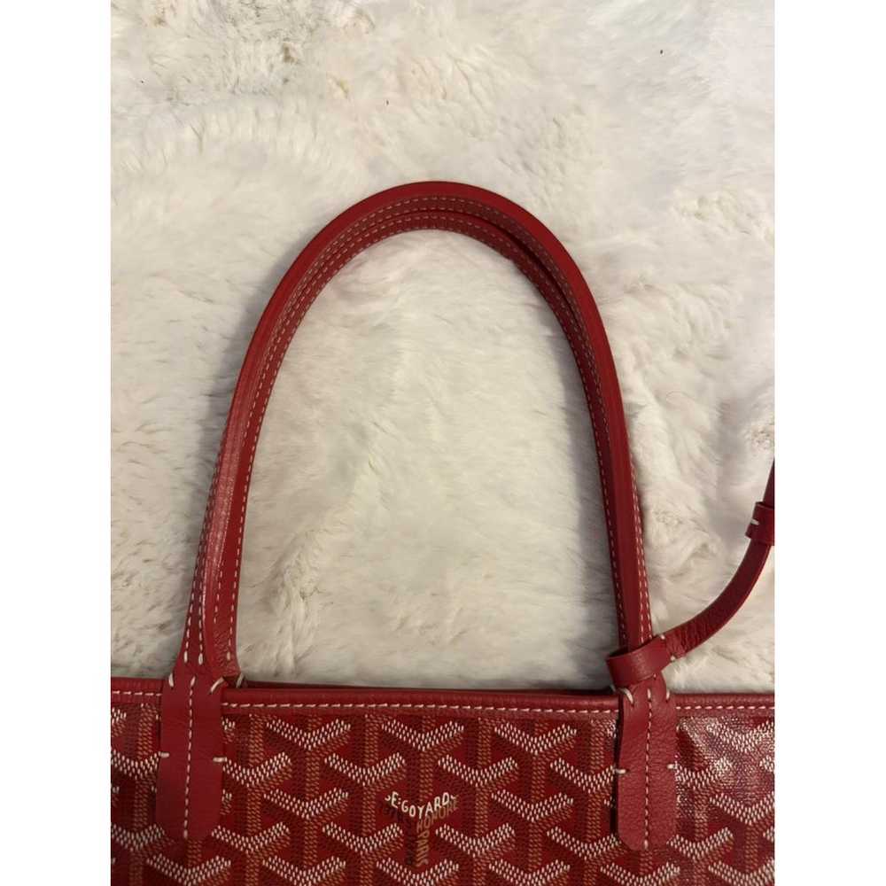 Goyard Saint-Louis leather tote - image 5