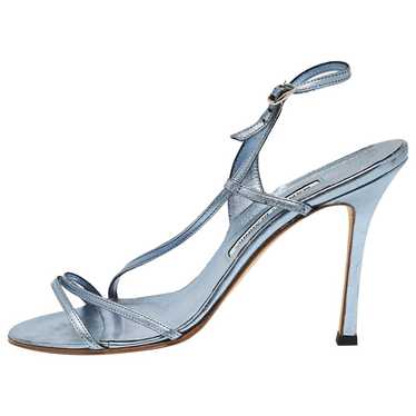 Manolo Blahnik Patent leather sandal - image 1