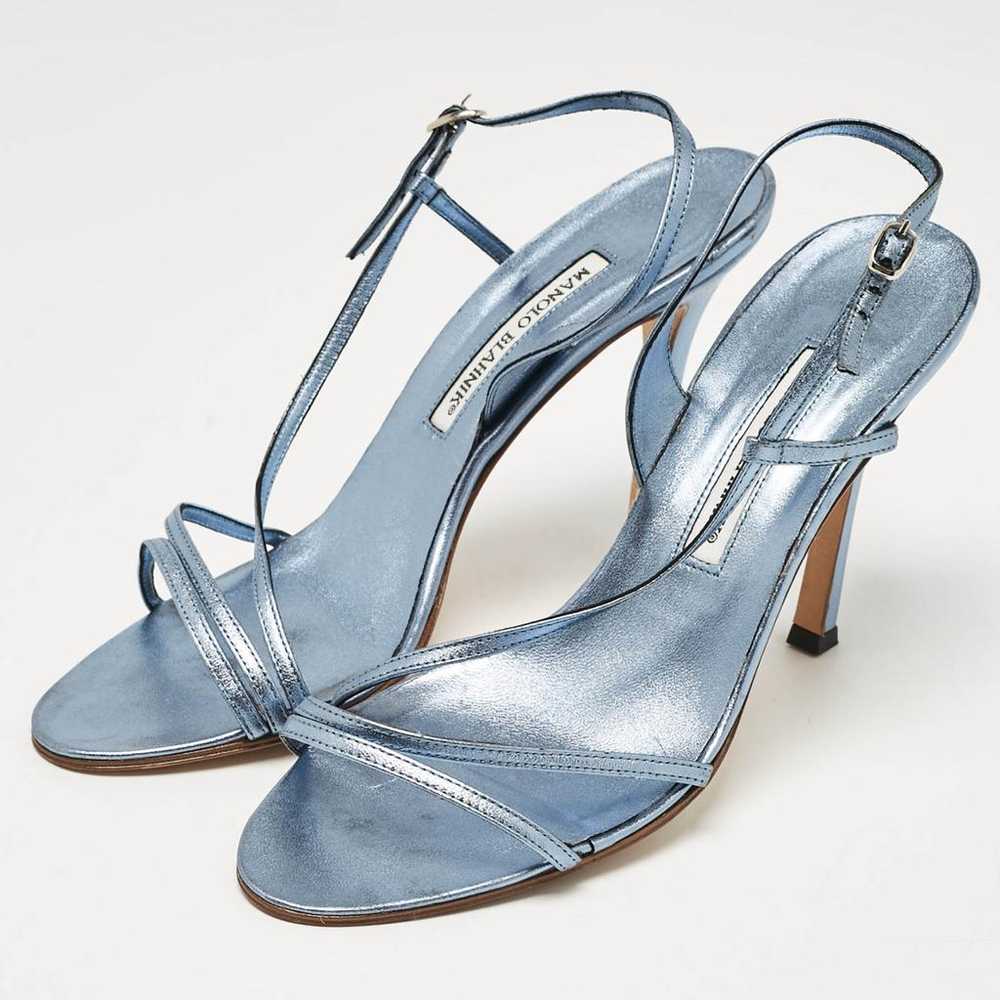 Manolo Blahnik Patent leather sandal - image 2