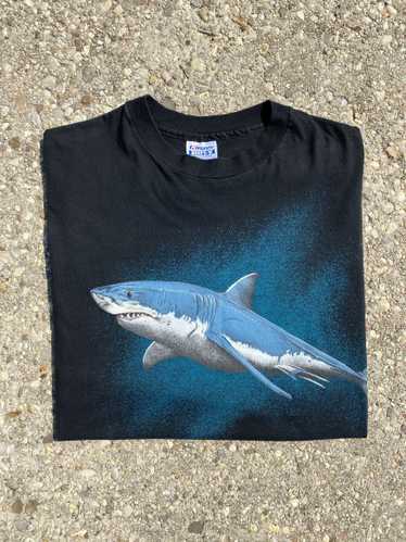 Vintage 1990 Great White Shark Tee