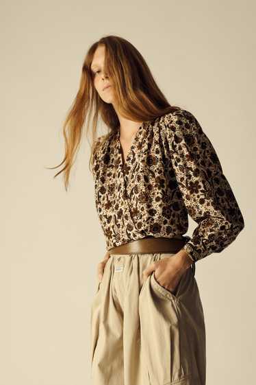 Ysl Floral Blouse