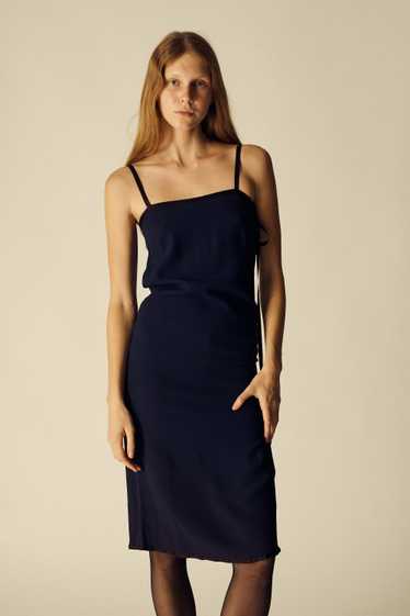 Ysl Ink Blue Dress