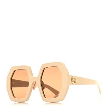 GUCCI Acetate Square Sunglasses GG0772S White - image 1