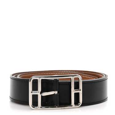 HERMES Box Togo 32mm Cape Cod Belt 90 36 Black Gol