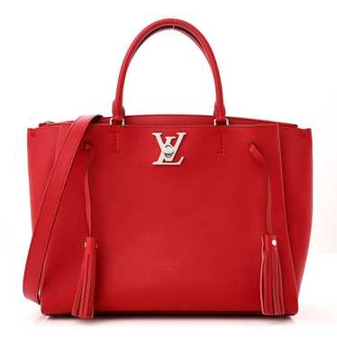 LOUIS VUITTON Calfskin Lockmeto Rubis