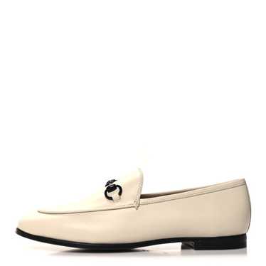 GUCCI Malaga Kid Womens Jordaan Loafers 36.5 White - image 1