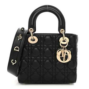 CHRISTIAN DIOR Lambskin Cannage Small My ABCDior … - image 1