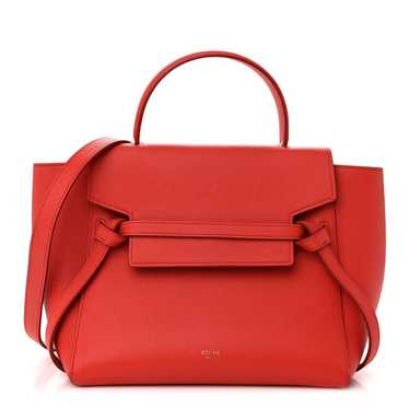 CELINE Baby Grained Calfskin Micro Belt Bag Poppy - image 1