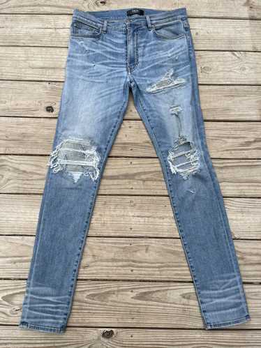 【レア】AMIRI 18AW ARTIST BROKEN JEAN 31 アミリ Amiri Artist Broken Jean in Dirty Indigo | FWRD