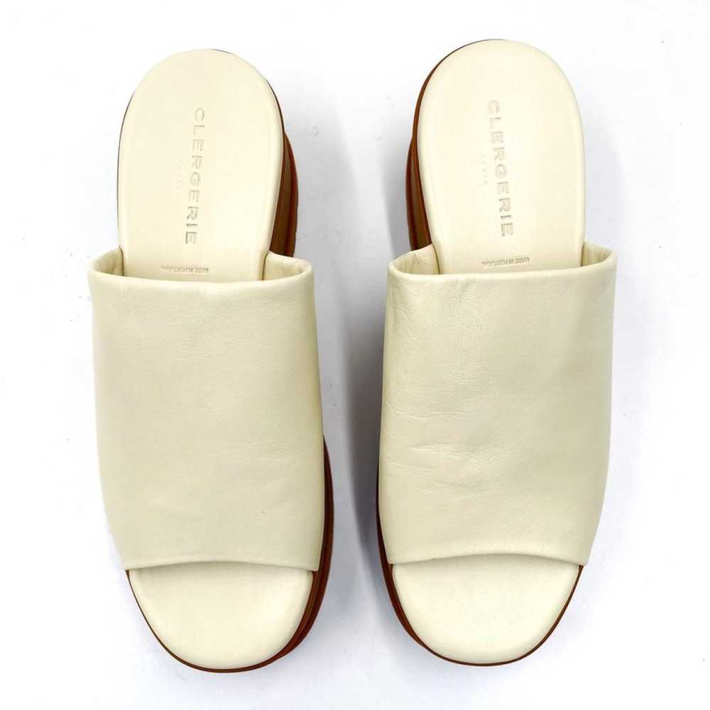 Robert Clergerie Leather mules - image 3