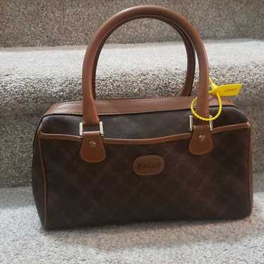 バッグ Vintage Bally leather Boston bag black Leather boston bag / black | Tostalgic Clothing