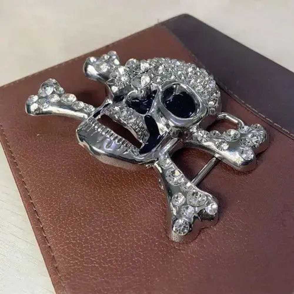 Buckle × Skulls × Streetwear Rhinestones skull be… - image 2