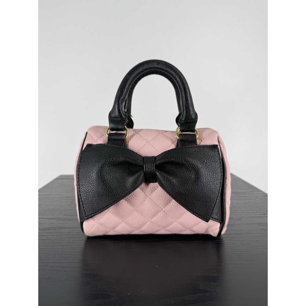 Betsey Johnson Betsey Johnson Quilted Mini Bow Pu… - image 1