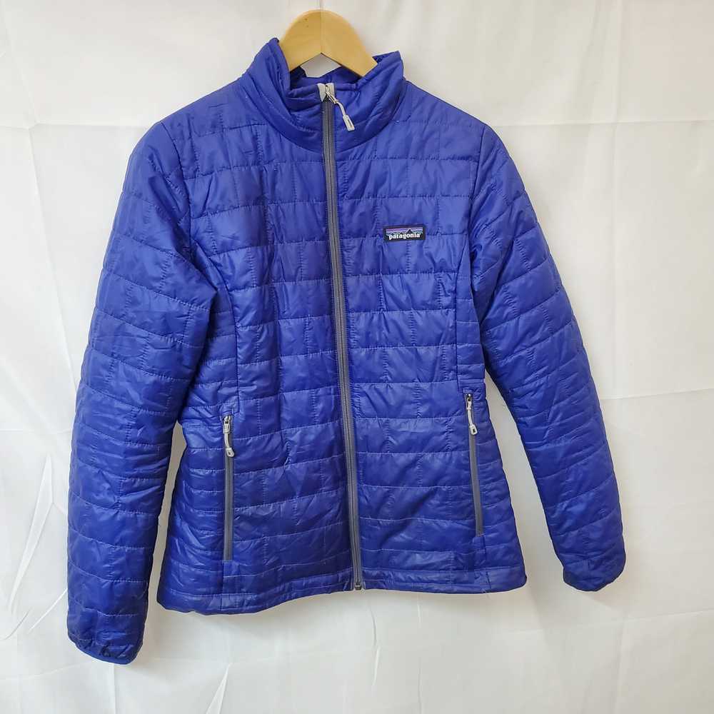 Patagonia Down Puffer Jacket Blue Women's Sz Small - image 1