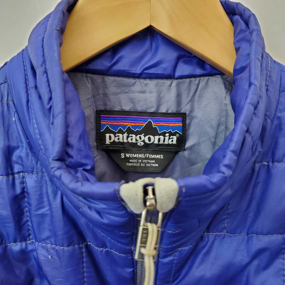 Patagonia Down Puffer Jacket Blue Women's Sz Small - image 2