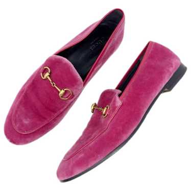 Gucci Jordaan velvet flats - image 1