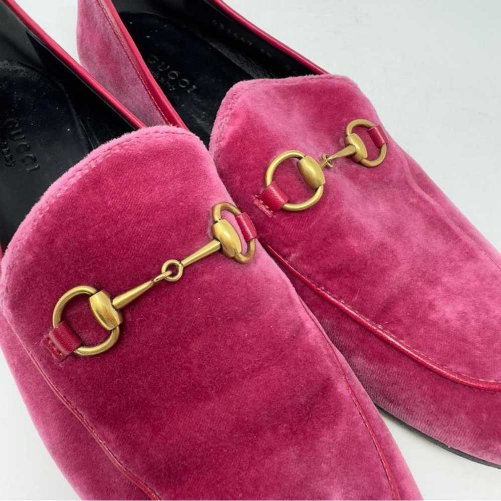 Gucci Jordaan velvet flats - image 3