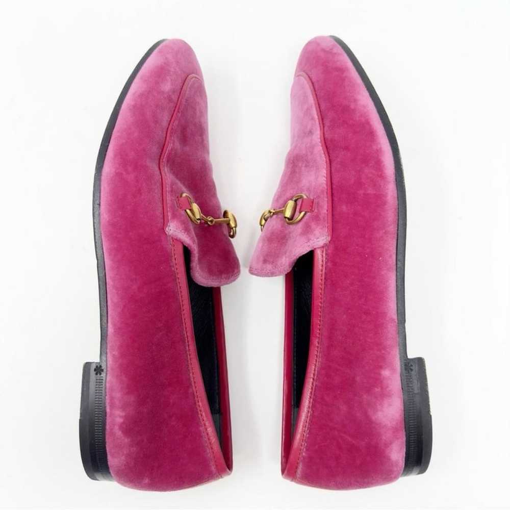 Gucci Jordaan velvet flats - image 4