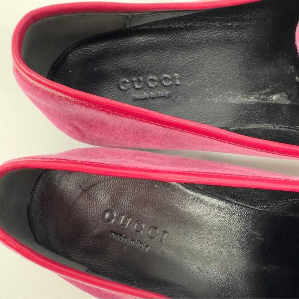 Gucci Jordaan velvet flats - image 7