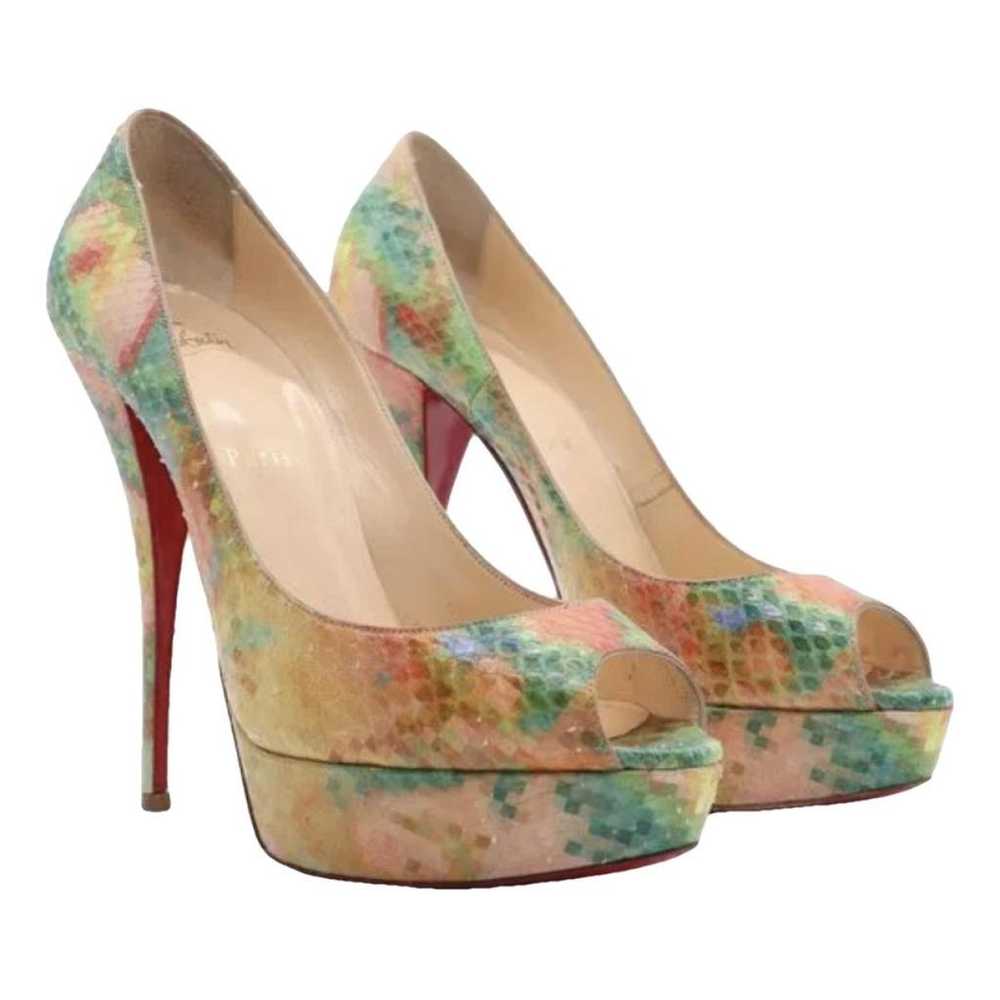 Christian Louboutin Python heels - image 1