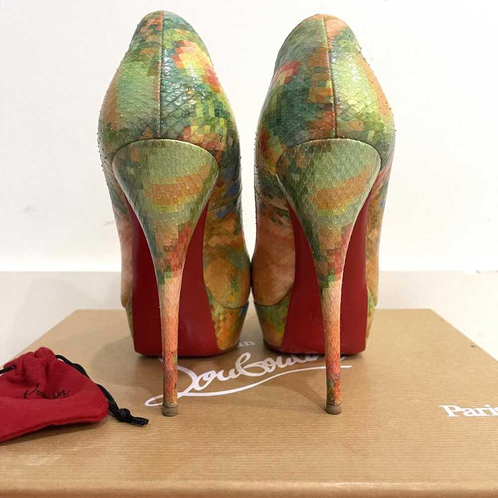 Christian Louboutin Python heels - image 2