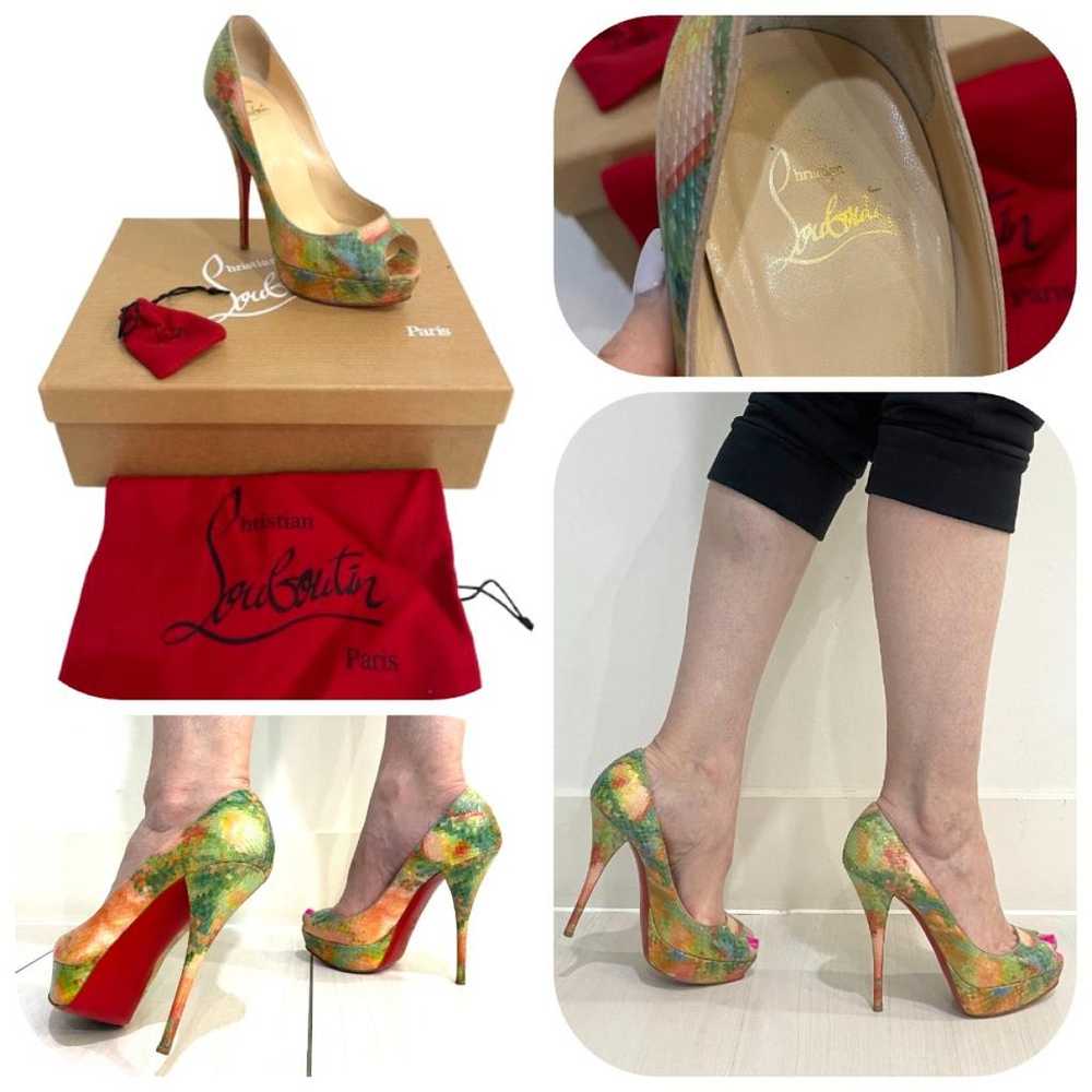 Christian Louboutin Python heels - image 8