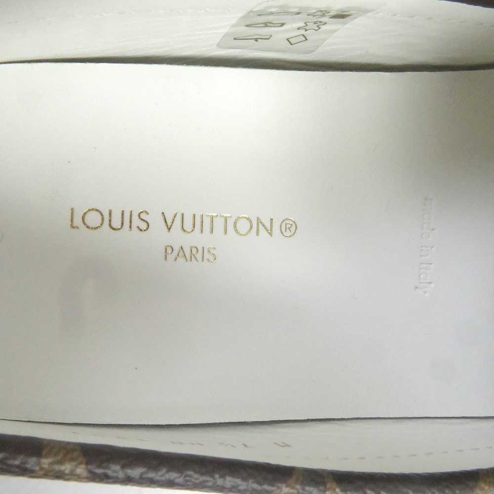 LOUIS VUITTON loafers leather white LV Hockenheim… - image 8