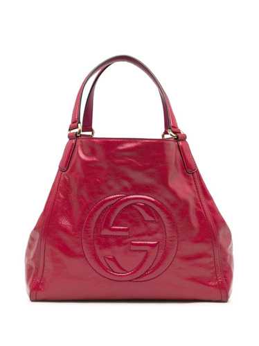 Gucci Pre-Owned 2000-2015 Medium Patent Soho Cella