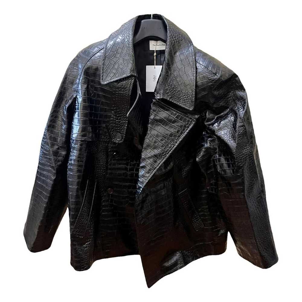 The Frankie Shop Vegan leather biker jacket - image 1