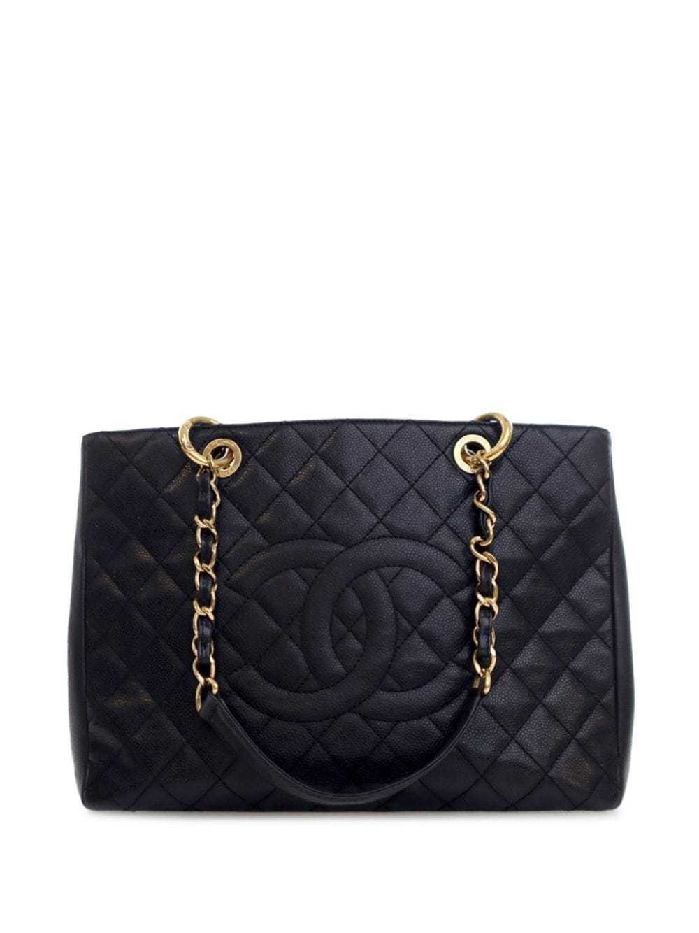 CHANEL Pre-Owned 2009-2010 Caviar Grand Shopping … - image 1