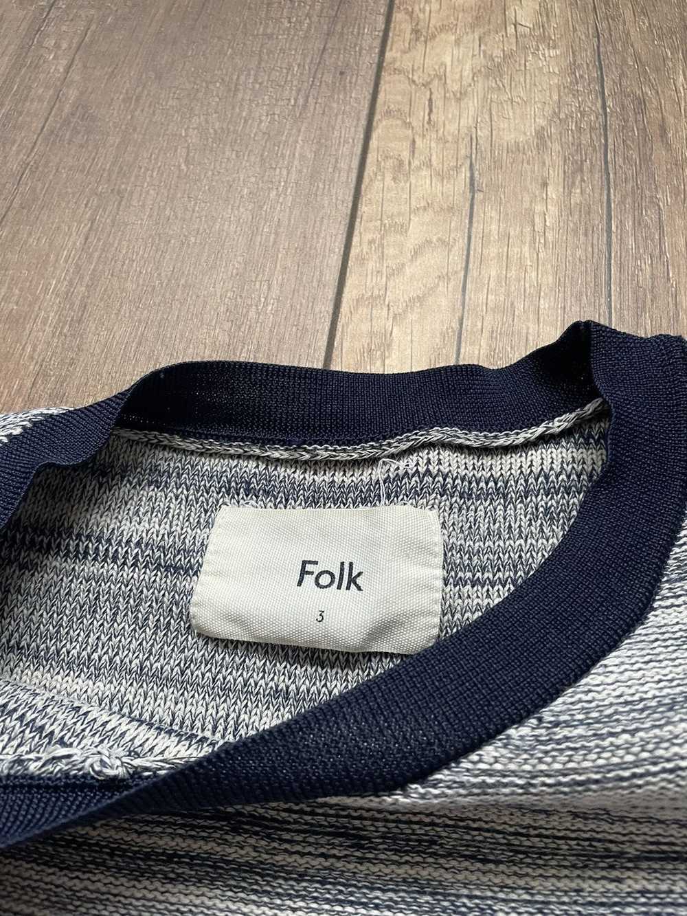 Designer × Folk × Streetwear Folk Sweatshirt Size… - image 4