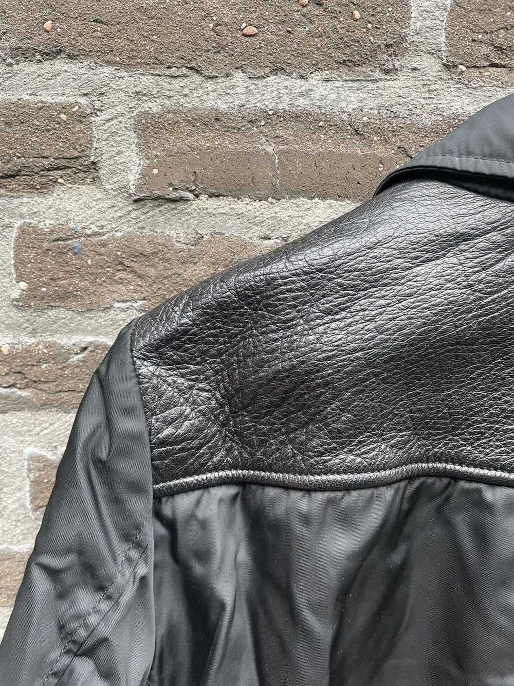 Prada Nylon Light Jacket with Leather Applications - image 10