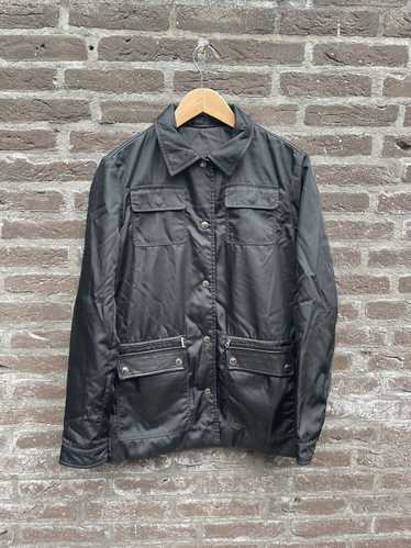 Prada Nylon Light Jacket with Leather Applications - image 1