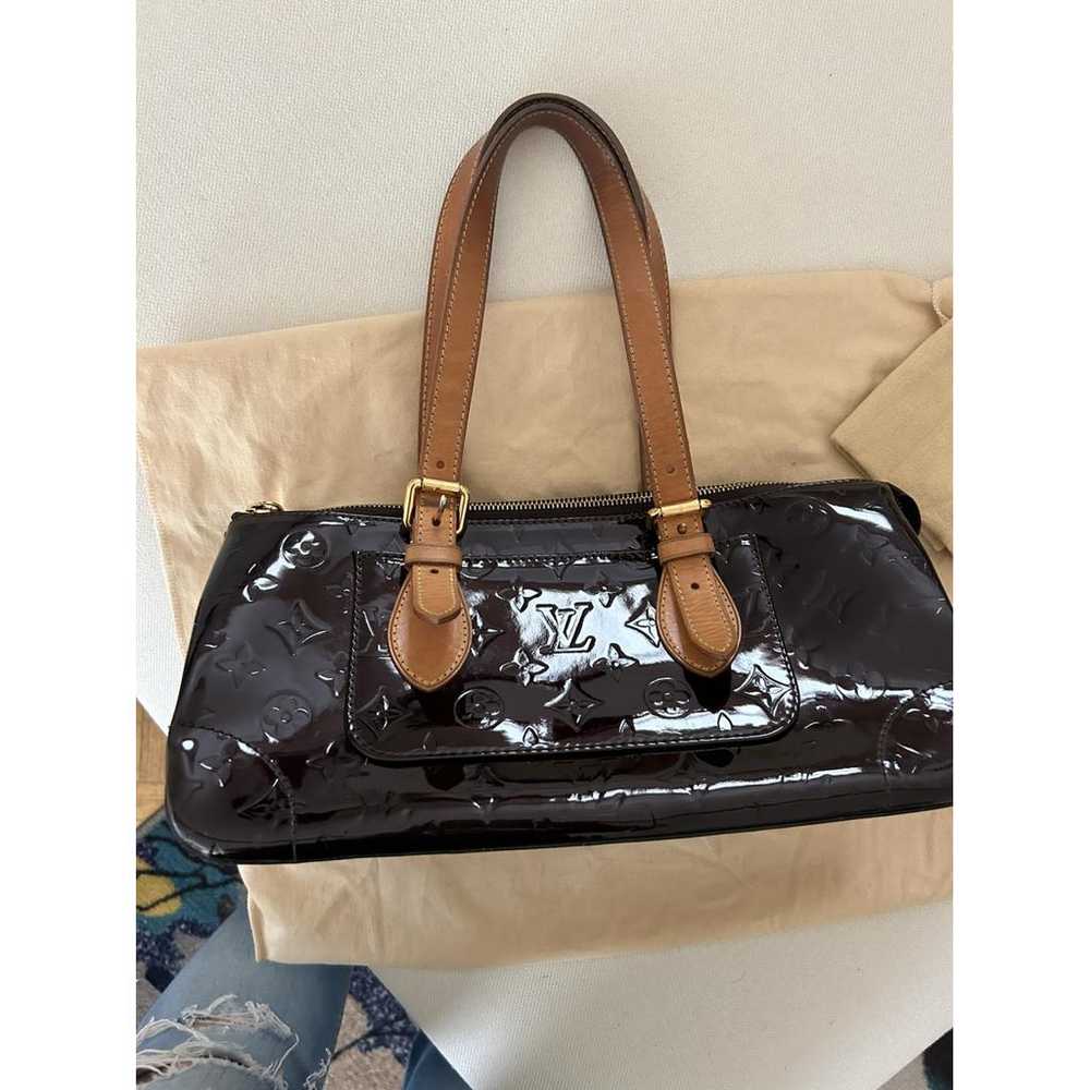 Louis Vuitton Rosewood patent leather handbag - image 2