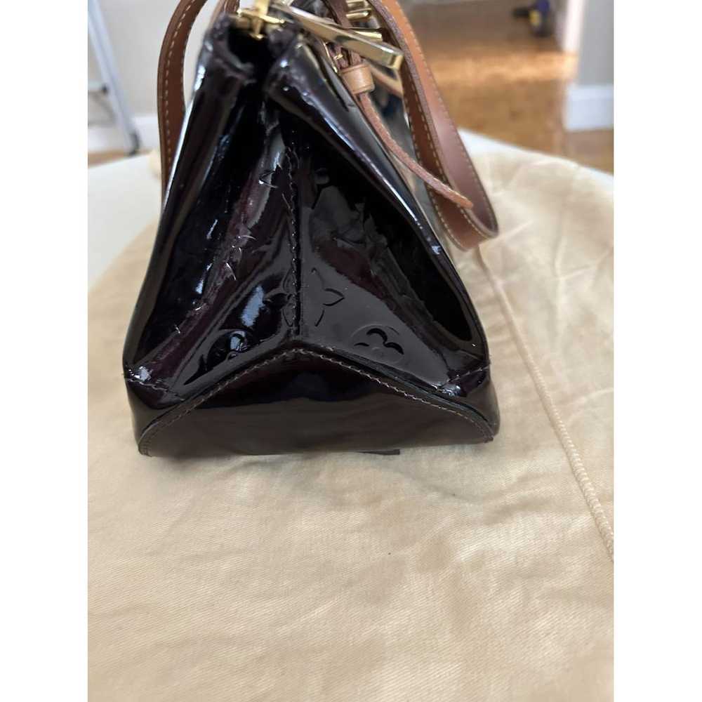 Louis Vuitton Rosewood patent leather handbag - image 5